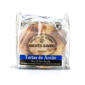 Tortas de Aceite, galettes sucrées huile d´olive et anis  6 x 33g