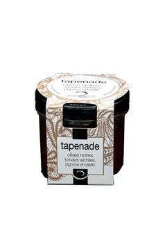 TAPENADE D'OLIVES NOIRES - TOMATES SECHEES, PIGNONS & BASILIC 90G