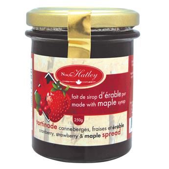 TARTINABLE DE CANNEBERGES FRAISES ET ERABLE 220G