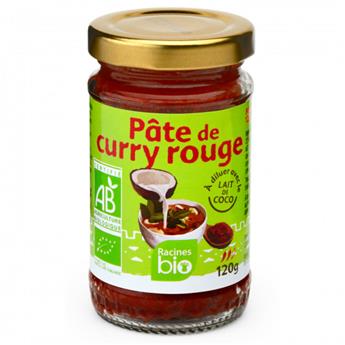 PATE DE CURRY ROUGE BIO RACINES 120G