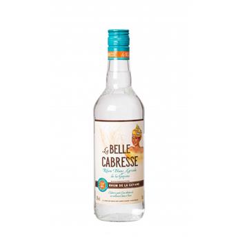 La Belle Cabresse, rhum blanc agricole de Guyanne 70cl 50°