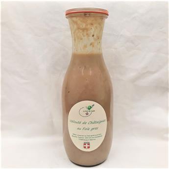 VELOUTE DE CHATAIGNES AU FOIE GRAS 930ML