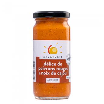 DELICE DE POIVRONS ROUGES ET NOIX DE CAJOU 230G