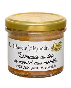 TARTINABLE DE FOIE DE CANARD AUX MORILLES - 