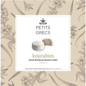 PETITS KOURABIEDES GRECS AMANDES VANILLE 180G