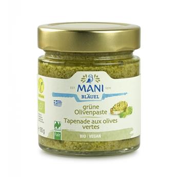 TAPENADE D´OLIVES  VERTES BIO MANI 180G