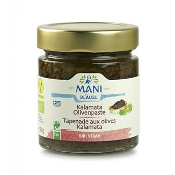 TAPENADE D´OLIVES KALAMATA ET VERTES BIO MANI 180G