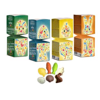 ASSORTIMENT CHOCOLAT MINI CRACKERS ANIMAUX RIGOLOS 43G