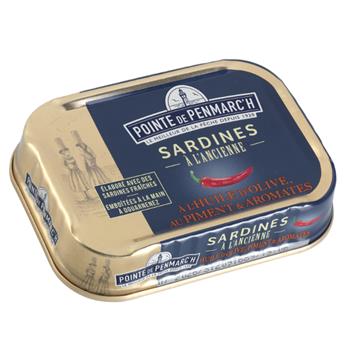 SARDINES PIMENT AROMATES POINTE PENMARCH 115G