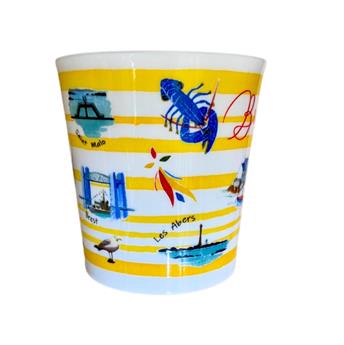 Tasse en porcelaine fine bone édition limitée Bretagne DUNOON 48cl