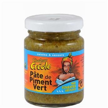 Pâte de piments verts et gingembre CHALEUR CREOLE 100g