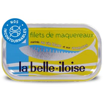 FILETS DE MAQUEREAUX AU VIN BLANC  118G BELLE ILOISE