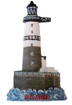 Phare de Bretagne miniature ARMEN hauteur 8.9cm