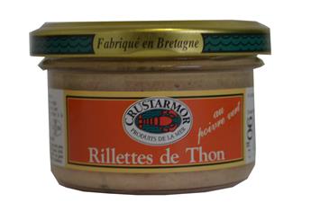 RILLETTES DE THON POIVRE VERT 90G CRUSTARMOR