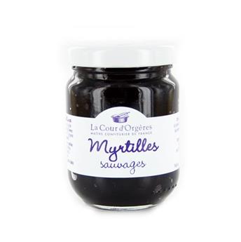 CONFITURE MYRTILLES SAUVAGE 110G LA COUR D´ORGERES