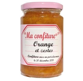 CONFITURE ORANGE BIO ET ZESTES 350G