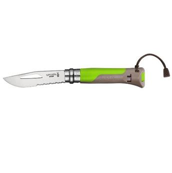 COUTEAU OUTDOOR N°8 TERRE / VERT OPINEL