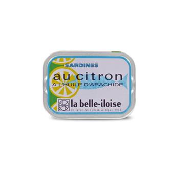 SARDINES A L´HUILE D´ARACHIDE CITRON 115G BELLE ILOISE