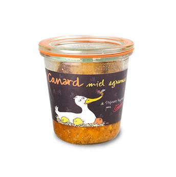 VERRINE CANARD/AGRUMES/MIEL 200G